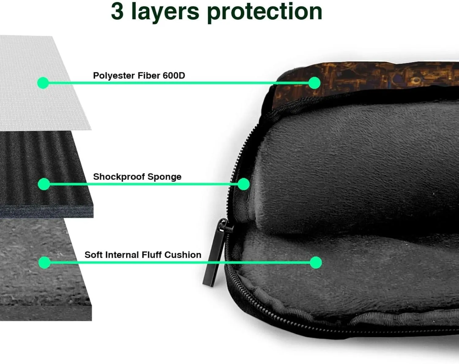Gears Clock Bronze Century Print Messenger Bag & Case Shoulder Strap Fashionable Laptop Bag for Business Travel