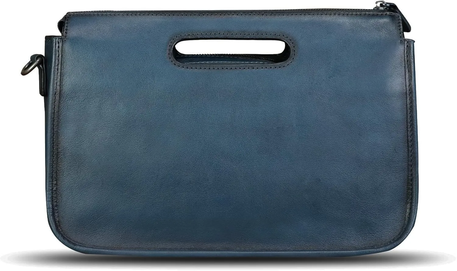 Genuine Leather Purses and Messenger Bag for Men Vintage Leather Briefcase Handbags Satchel Bags Shoulder Bag with Strap
