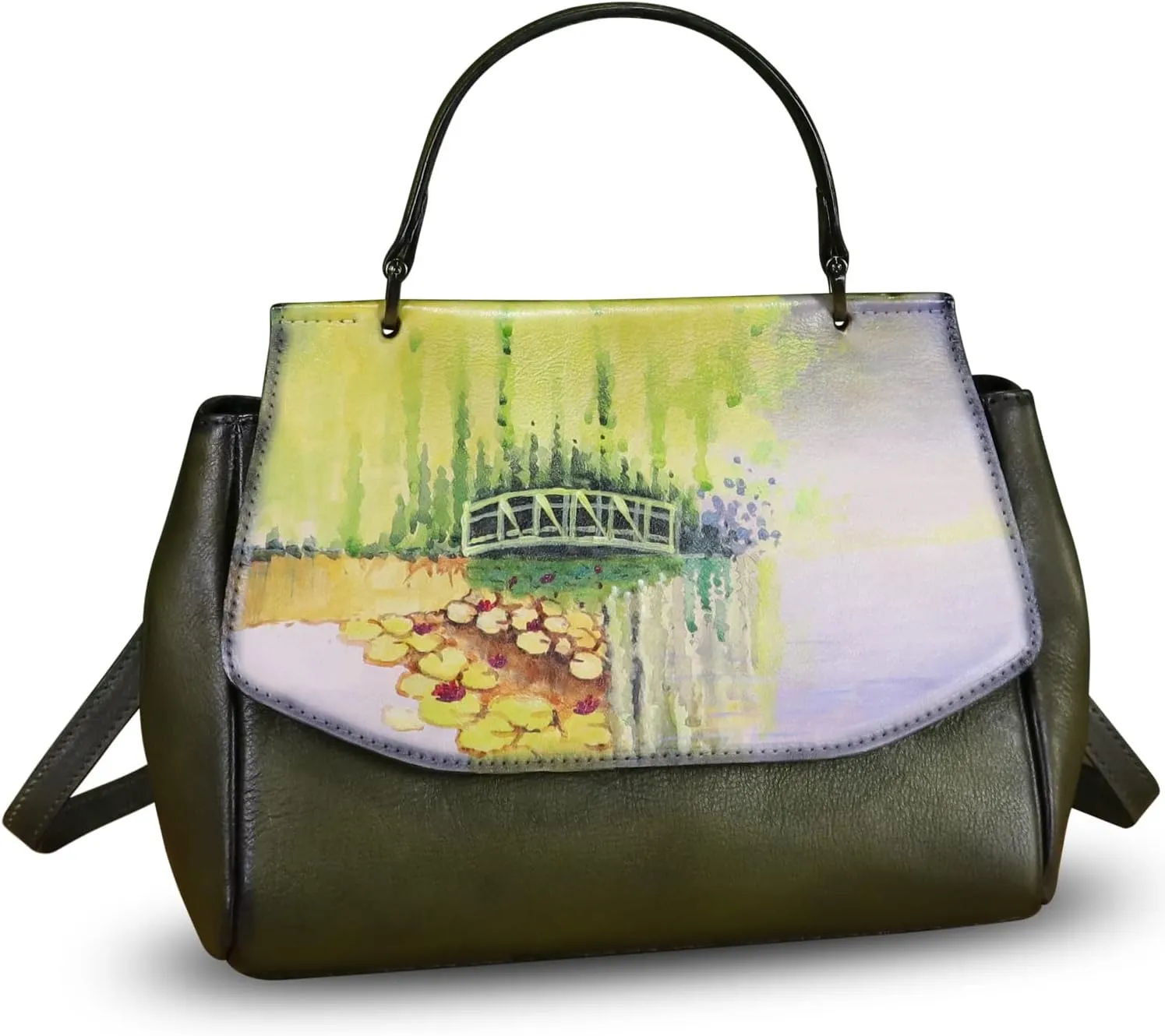 Genuine Leather Satchel for Women Crossbody Bags Handmade Vintage Top Handle Handbags Purse