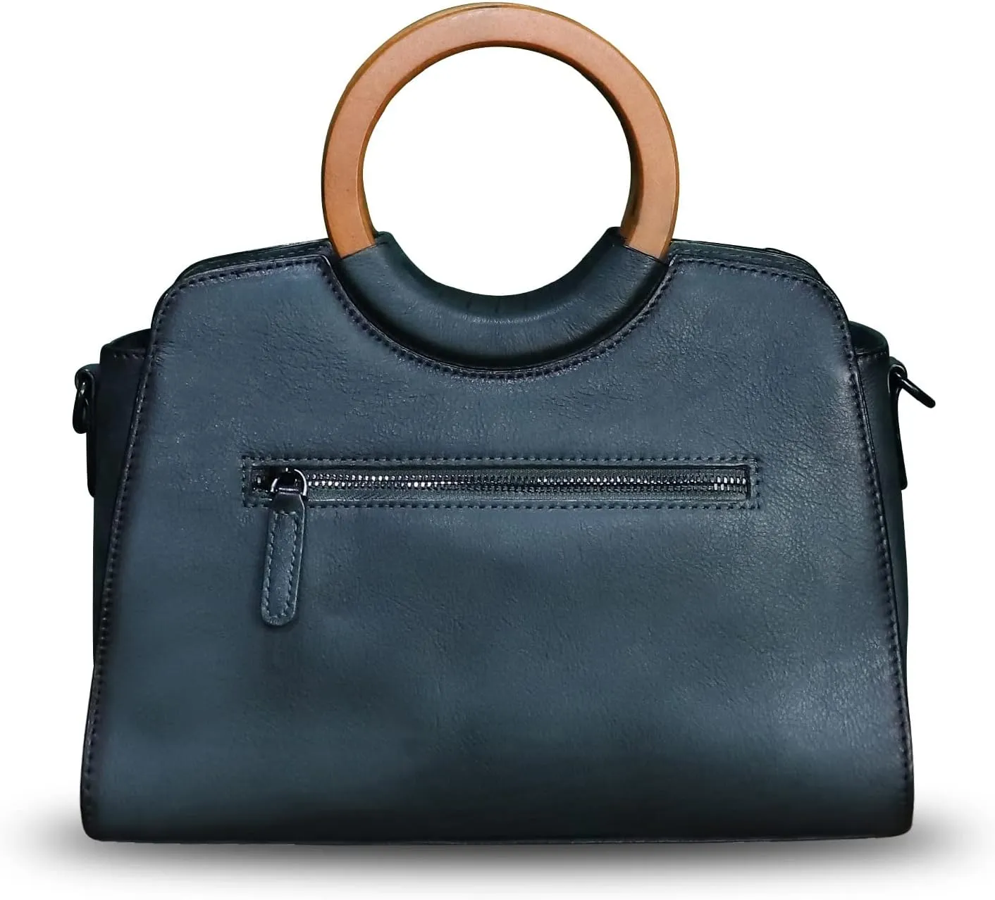 Genuine Leather Top Handle Handbag Purse for Women Satchel Retro Cowhide Handmade Crossbody Shoulder Bags