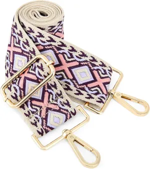 GINJKGO Purse Straps Replacement Crossbody - Adjustable Bag Strap for Purses, Wide Shoulder Strap for Women Guitar Purses