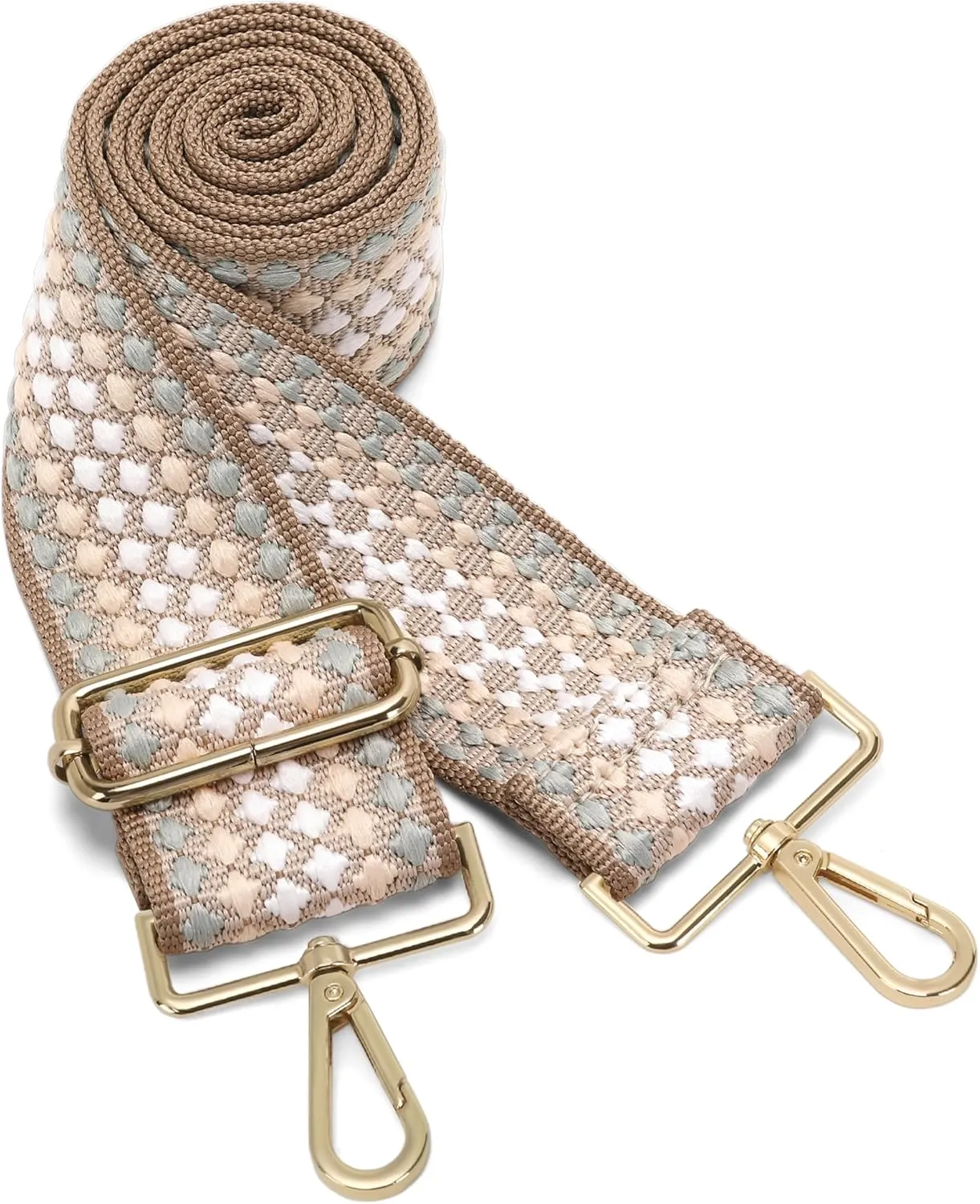 GINJKGO Purse Straps Replacement Crossbody - Adjustable Bag Strap for Purses, Wide Shoulder Strap for Women Guitar Purses