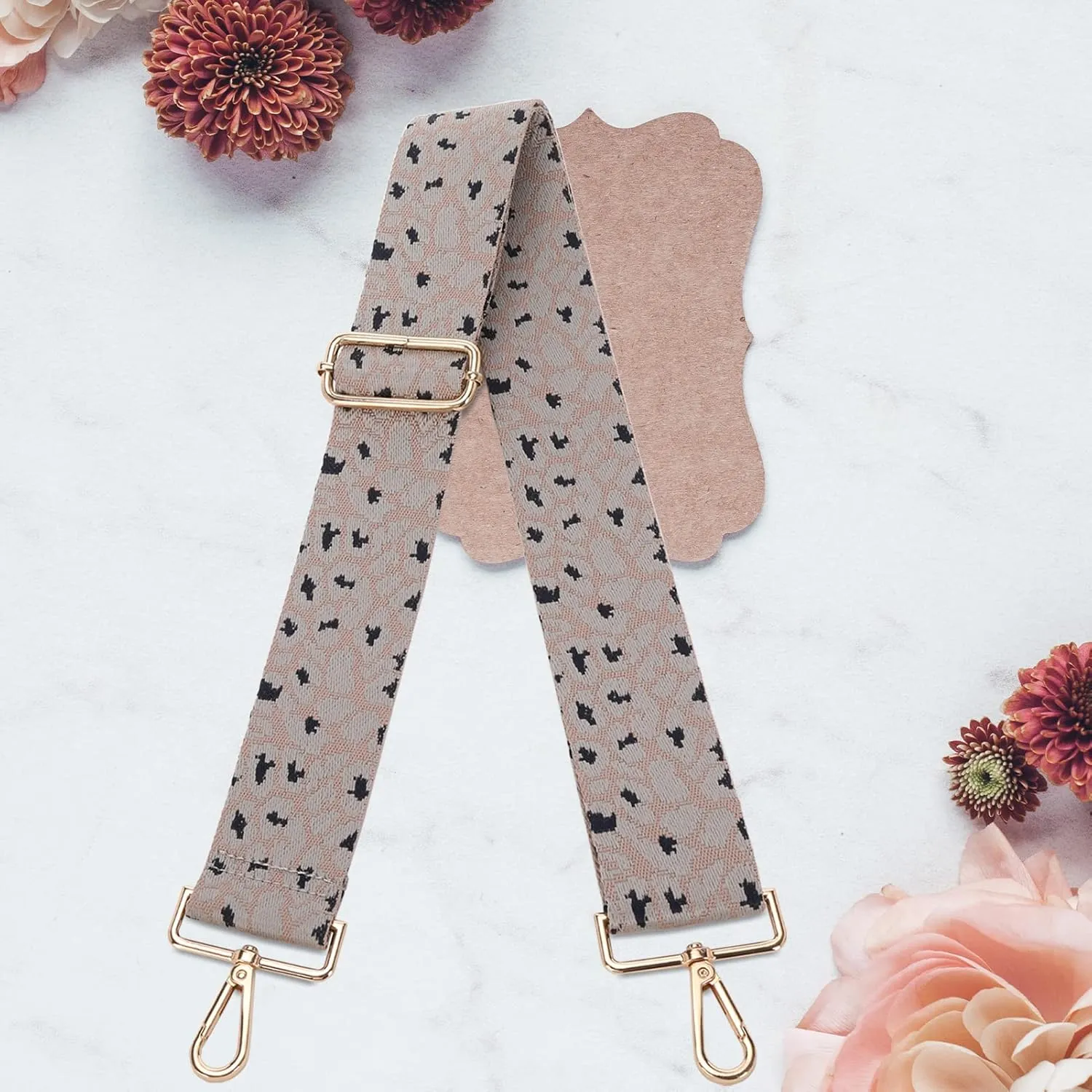 GINJKGO Purse Straps Replacement Crossbody - Adjustable Bag Strap for Purses, Wide Shoulder Strap for Women Guitar Purses