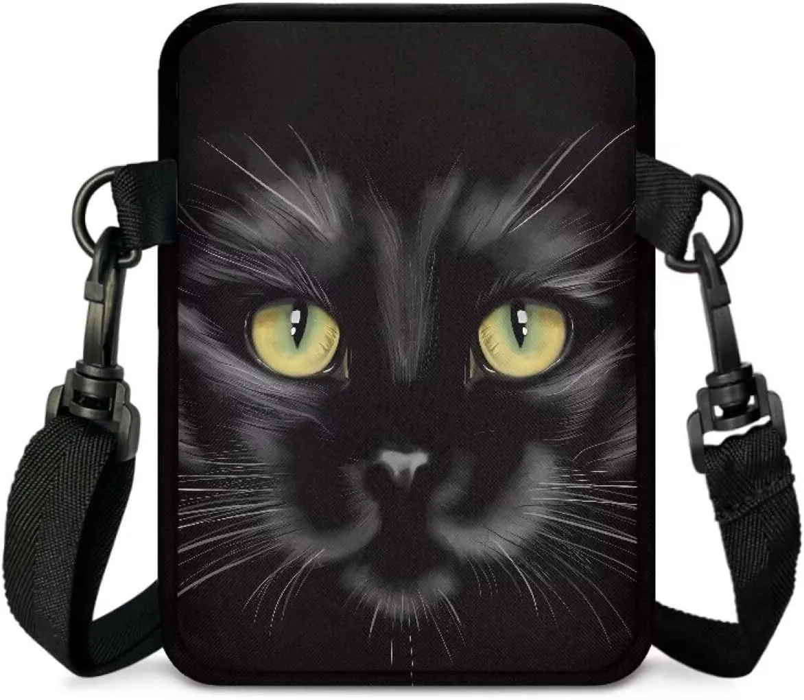 Girls Crossbody Shoulder Bag with Zipper, 2 Layer Messenger Bags for Women Men