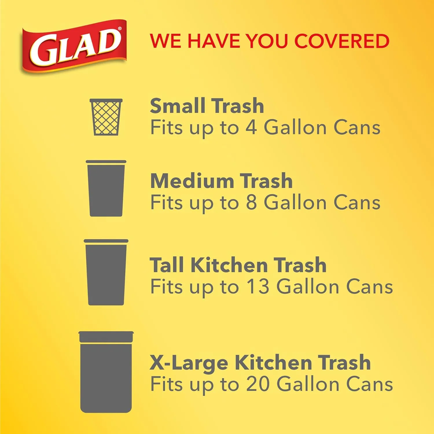 Glad Odorshield Small Drawstring Trash Bags, 4 Gal, Pink, Cherry Blossom, 80 Ct, Pack May Vary