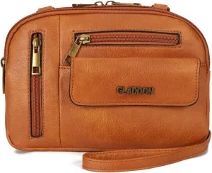 Gladdon Small Crossbody Bags for Women Multi Pocket Shoulder Purses Leather Lady Satchel Handbags Trendy