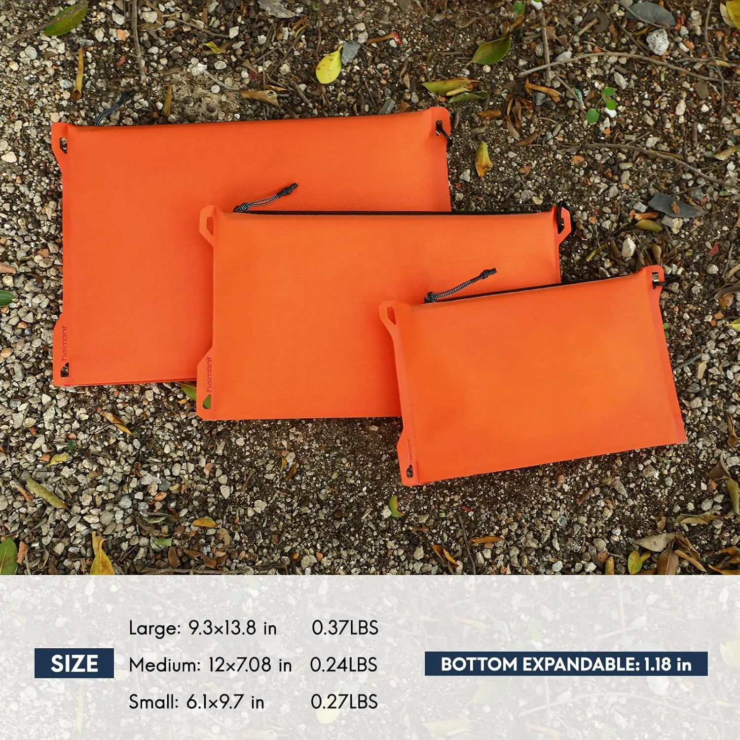 Haimont Waterproof Pouch, Small Waterproof Dry Bag with Upgrade Zipper for Travel Boating Kayaking Hiking Document Organizer