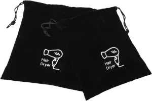 Hair Dryer Bag 2pcs Drawstring Pouch for Hair Dryer Storage Portable Travel Bag