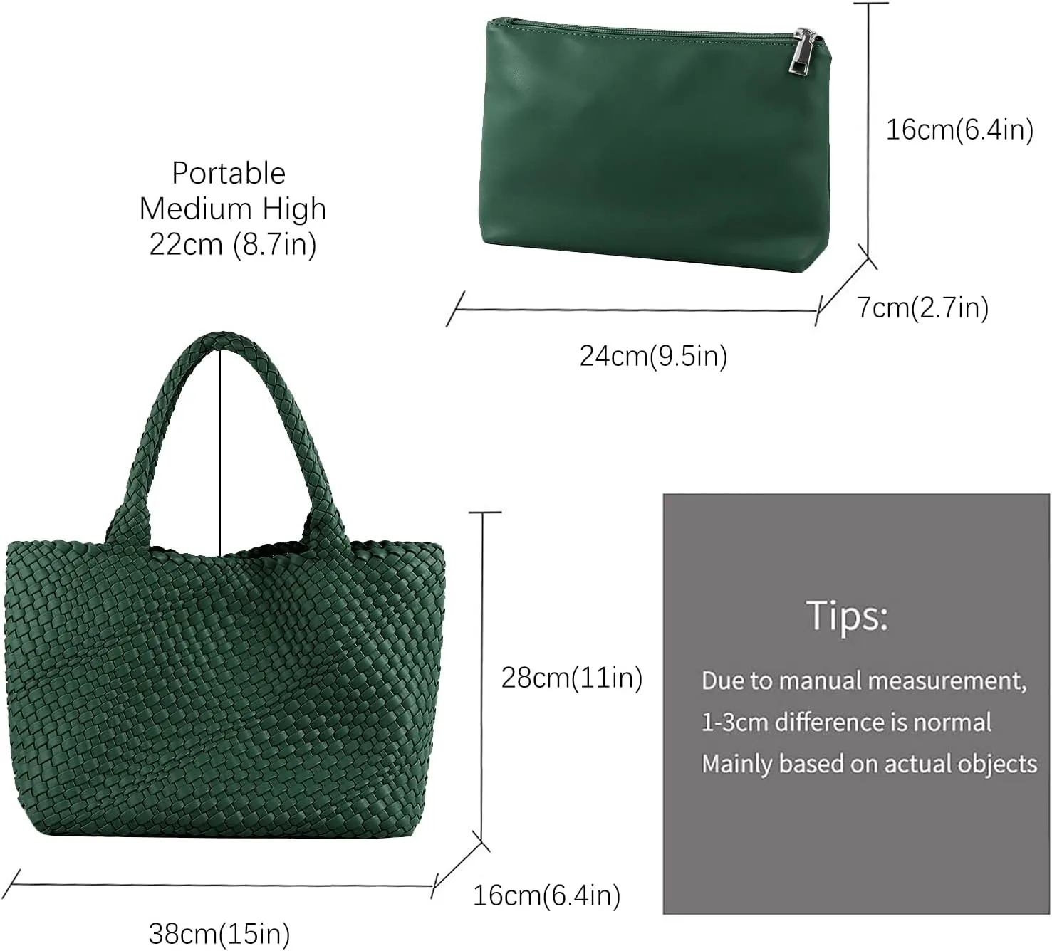 Handmade Woven Bag Satchel Handbag For Women Vegan Leather Tote Bag With Purses Travel Shoulder Bag Underarm Bag