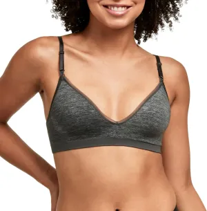 Hanes Women's Wireless T-shirt Bra, Moisture-wicking Convertible Smoothing Bra, Full-coverage