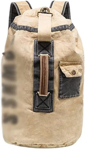 HBJWOV Canvas Shoulder Messenger Bag, Casual Crossbody Bag Holders for Men Women