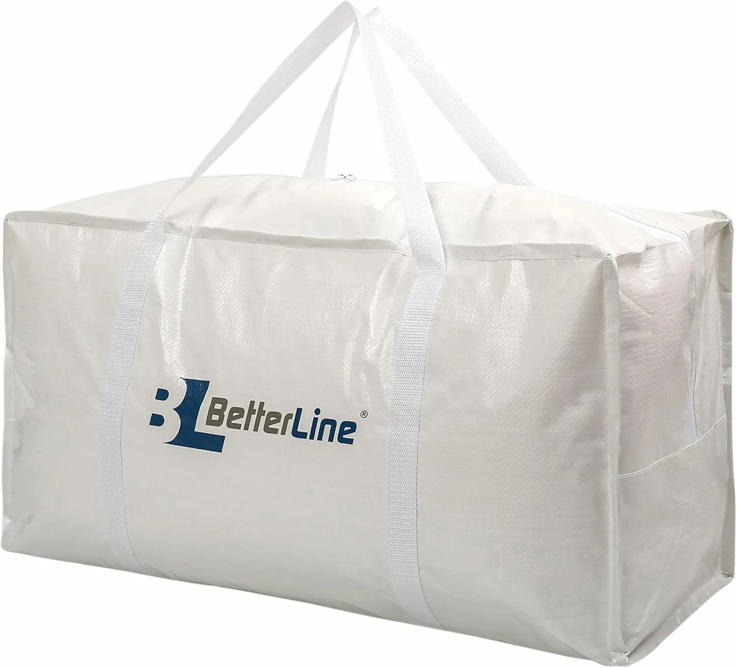 Heavy Duty Moving and Storage Bag,29"x13"x15" Inches Tote with Reinforced Handles,Holds up to 65 lbs.,Tear and Water Resistant,Multi-Purpose and Foldable Double Zipper Polypropylene Bag,Set of 6