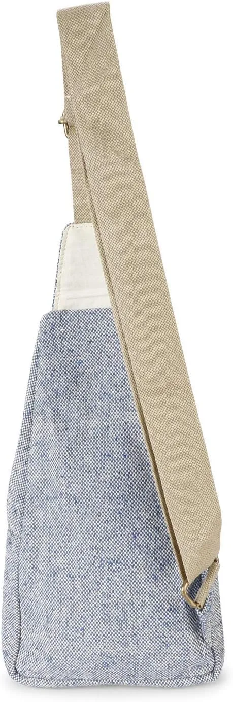 Hemp Sling Backpack- Hemp Cross body Bag- Hemp Shoulder Backpack Adjustable Strap for Men & Women