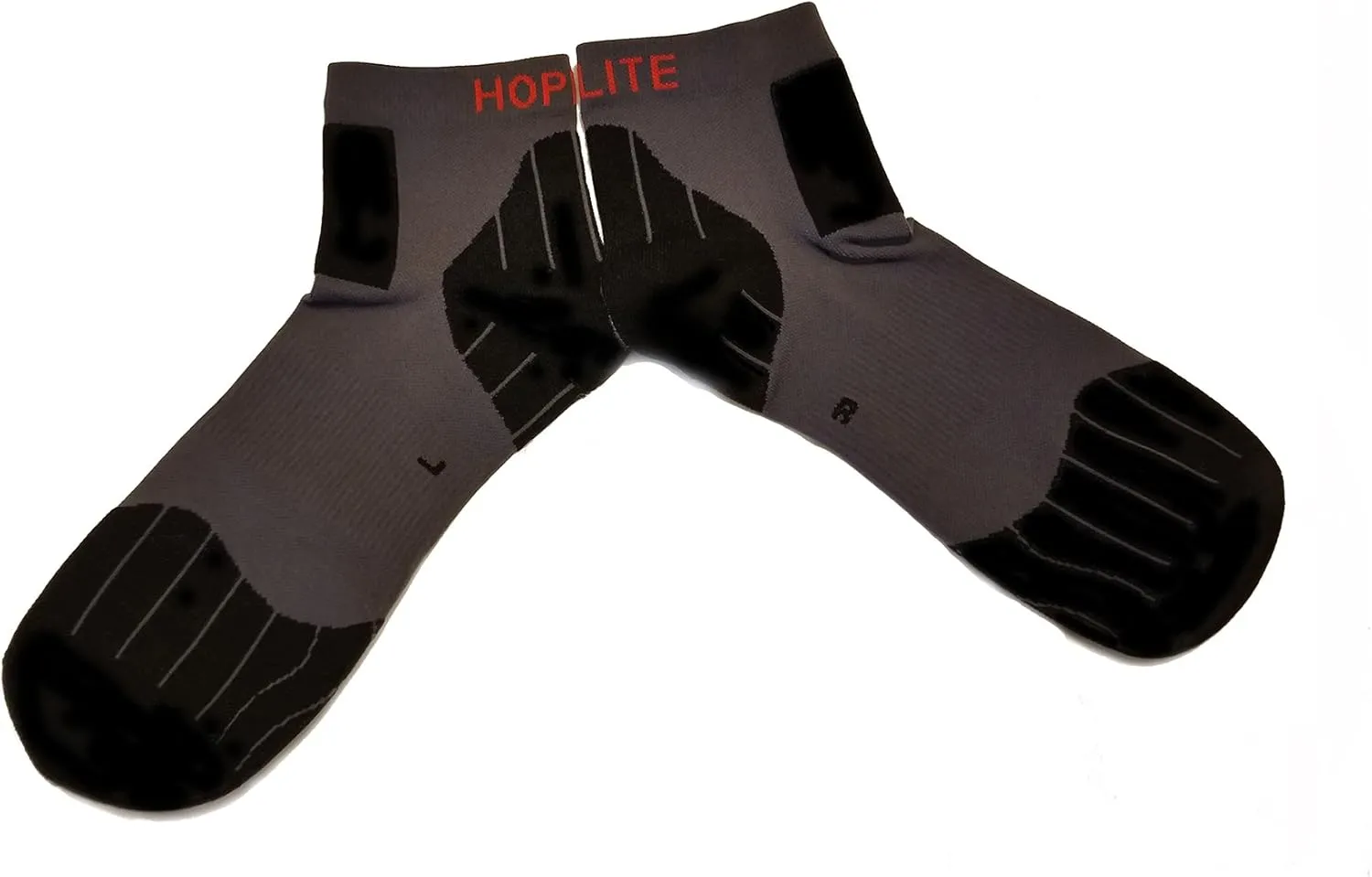Hoplite Trail Running Compression Socks for Men and Women, 2 Pair Multi-pack