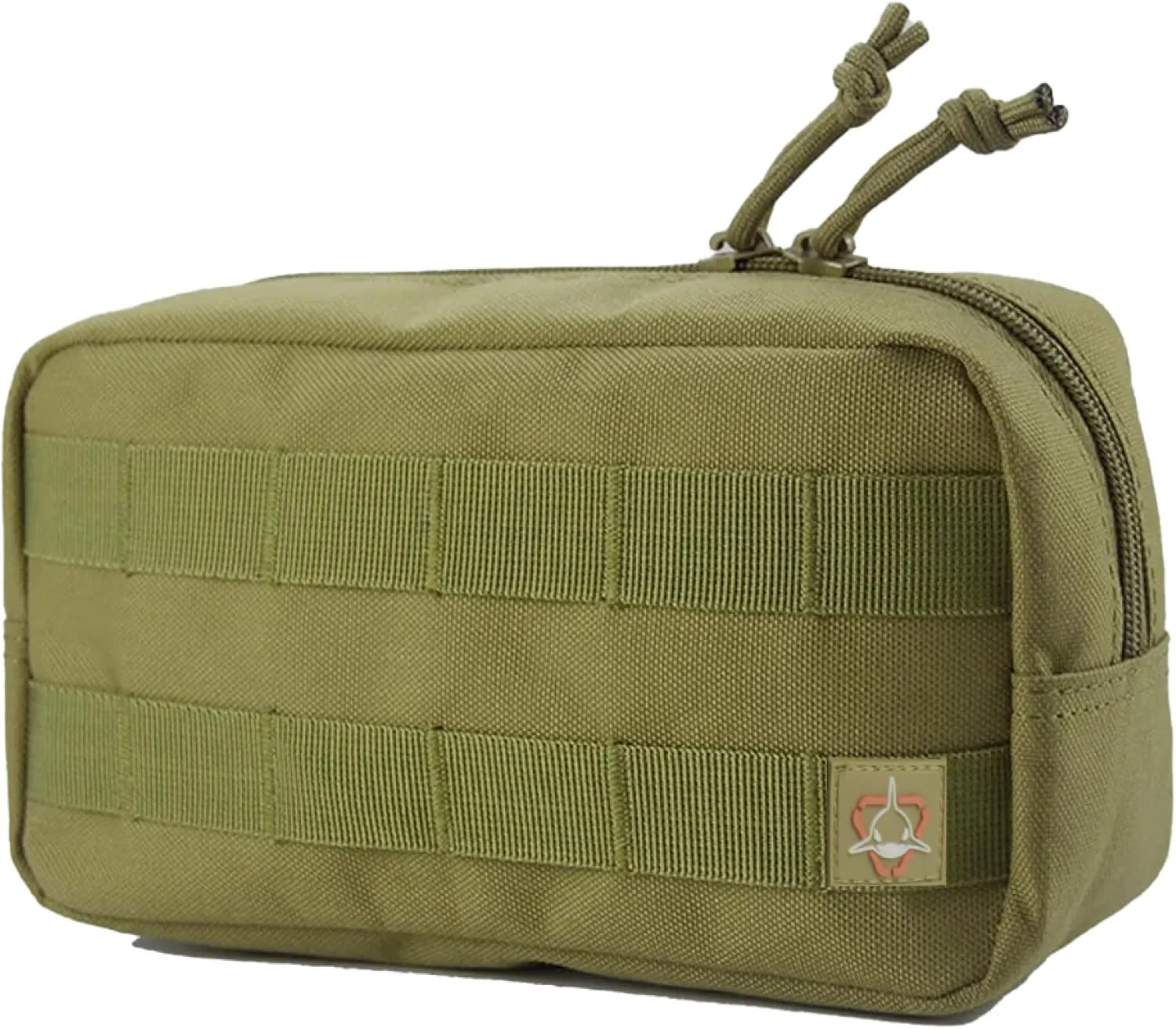 Horizontal Zippered Multi-Purpose Molle Admin Pouch Utility EDC Tool Gear Gadget Waist Bag Organizer