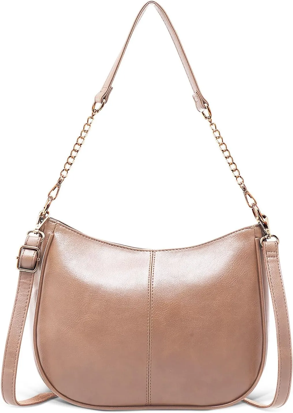HUA ANGEL Crossbody Bags for Women Vegan Leather Tote Shoulder Bag with Two Strap Ladies Fashion Travel Shoulder Hobo Handbag