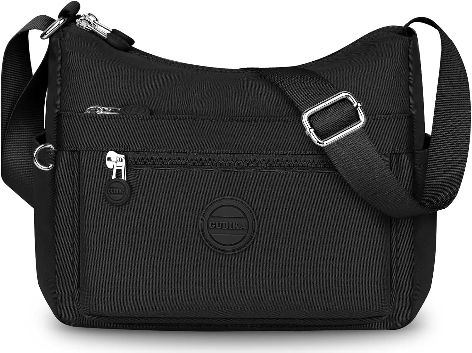 HUANLANG Nylon Crossbody Bags for Women Large Lightweight Travel Purse Women's Pocketbooks Multi Pocket Shoulder Bag