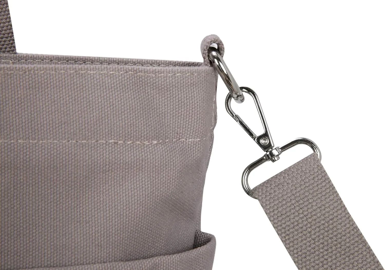 Iswee Canvas Tote Bag with Zipper Multi Pockets Tote Purse for Women Fashion Crossbody Tote Shoulder Bag Handbag Everyday Bag