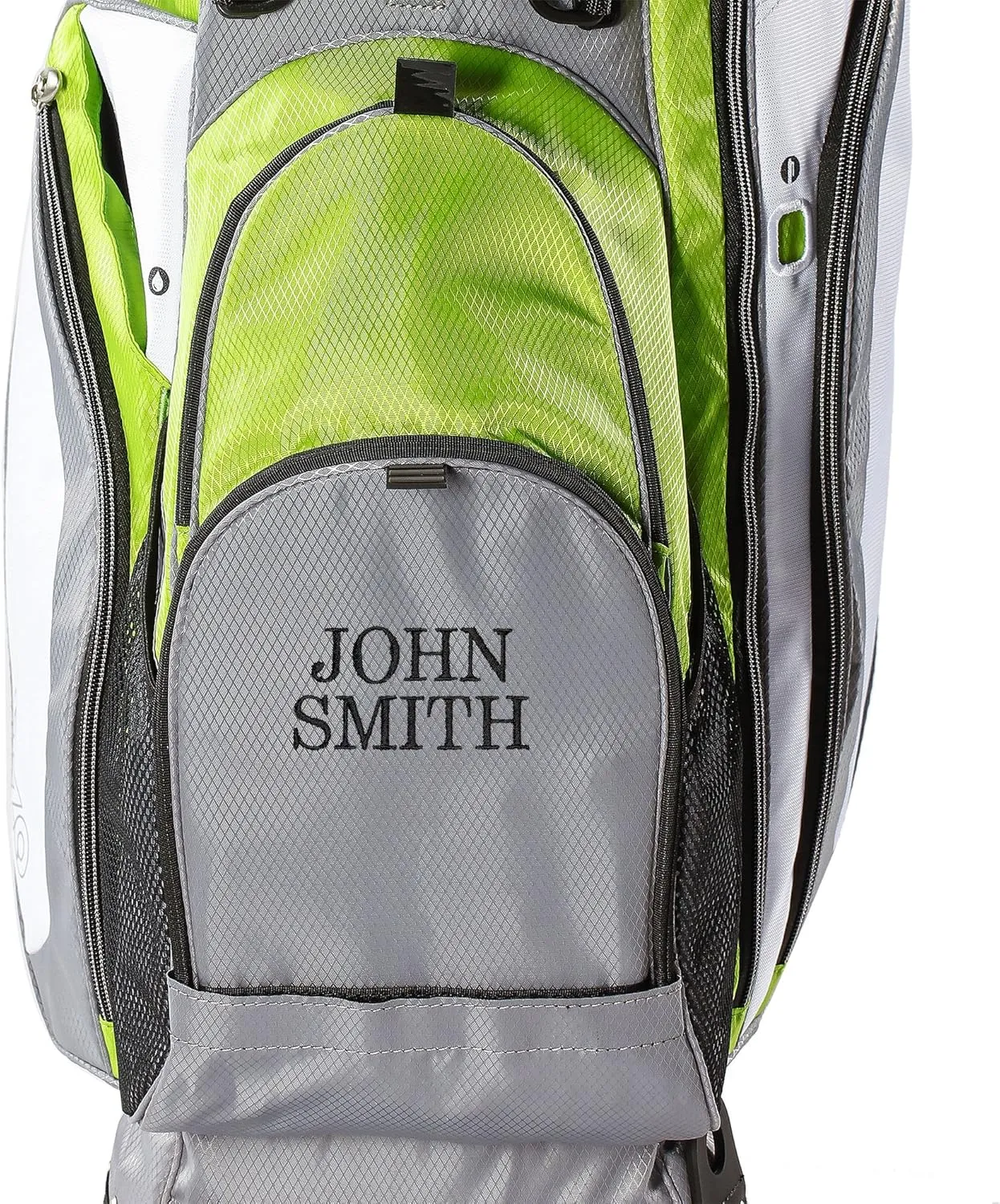 IZZO Golf Versa Ultra-Lite Stand Golf Bag with Exclusive Features, Red/White/Blue