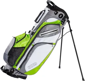 IZZO Golf Versa Ultra-Lite Stand Golf Bag with Exclusive Features, Red/White/Blue