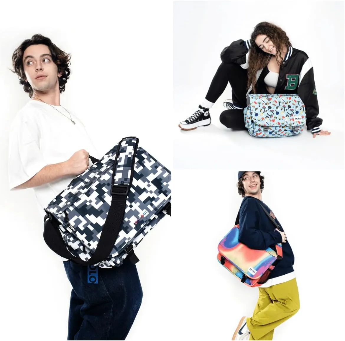 J World New York Thomas Laptop Messenger Bag for Women & Men. Kids Computer Bookbag