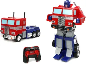 Jada Toys Transforming RC Optimus Prime, 253114000, Multi-Coloured