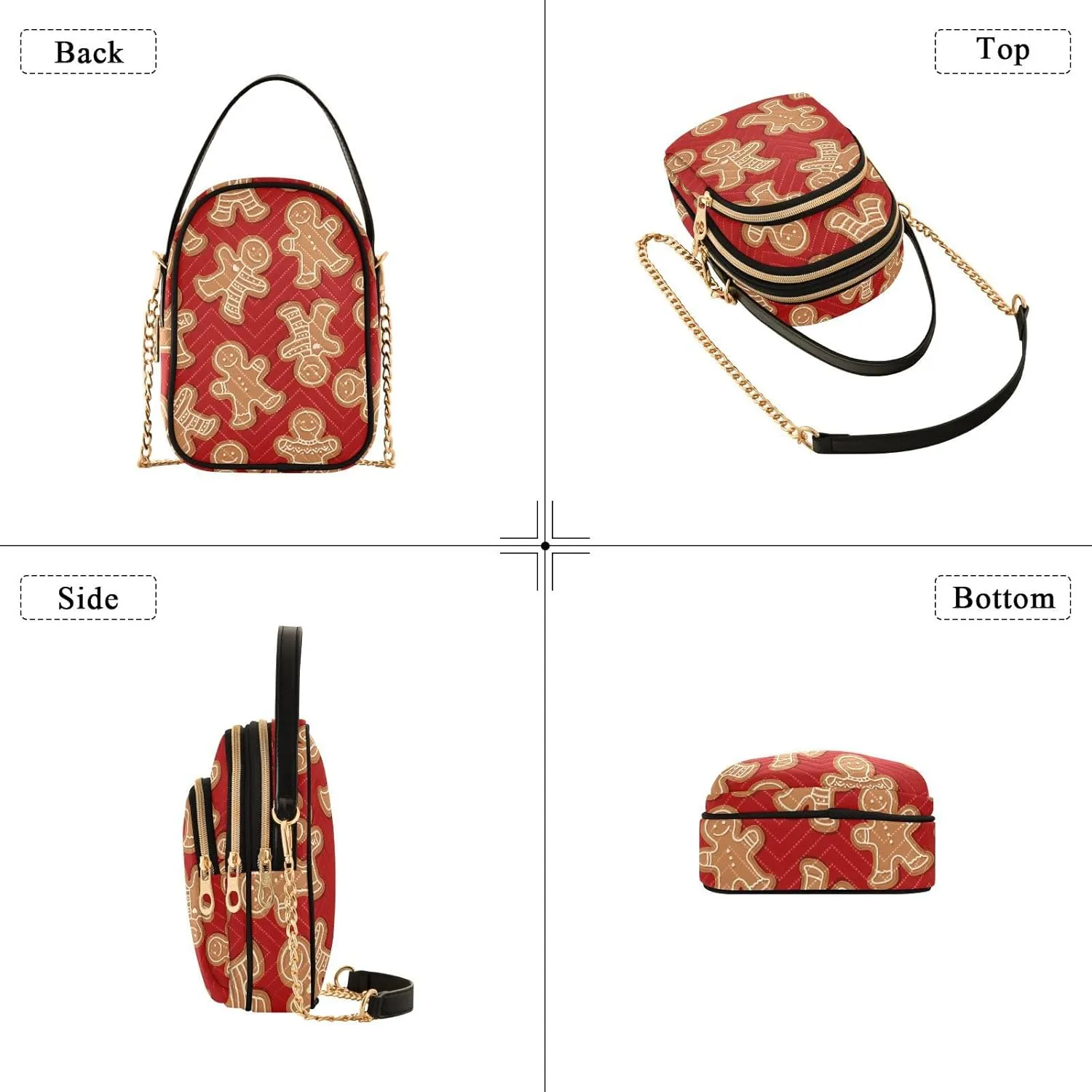 Joisal Womens Purses Crossbody Multi Pockets Mens Shoulder Bags Crossbody, Mini Purses for Women