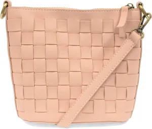 Joy Susan Maci Woven Crossbody: Vegan Bag