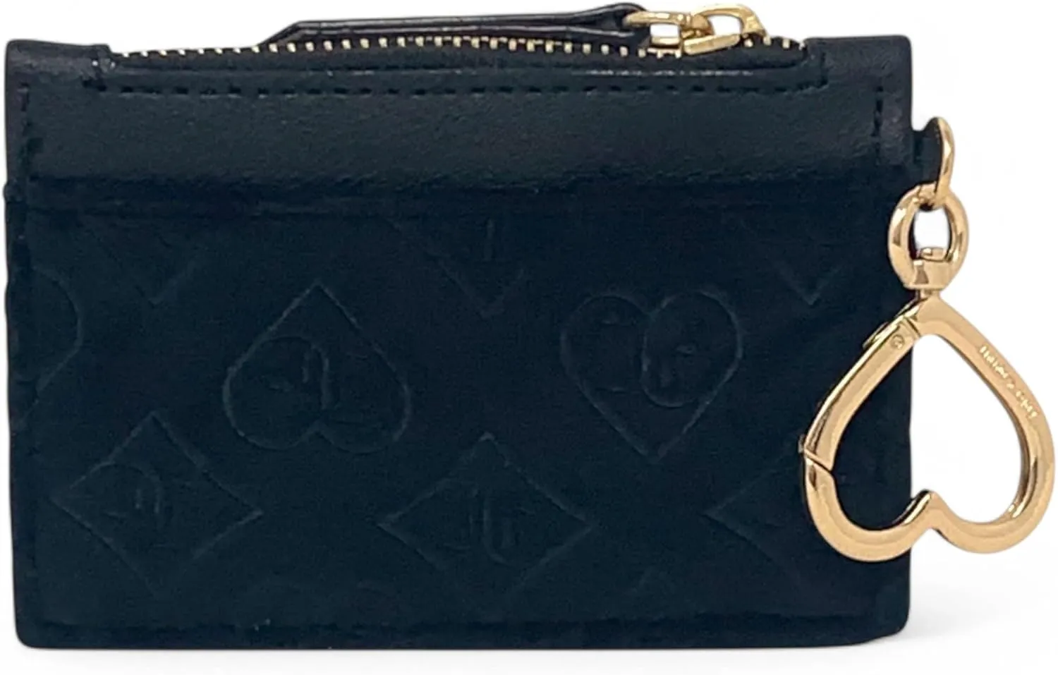 Juicy Couture Women's Tab Elongated Card Case with Keyring (Glitz Out Liquorice)