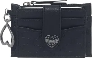 Juicy Couture Women's Tab Elongated Card Case with Keyring (That Bling Liquorice)