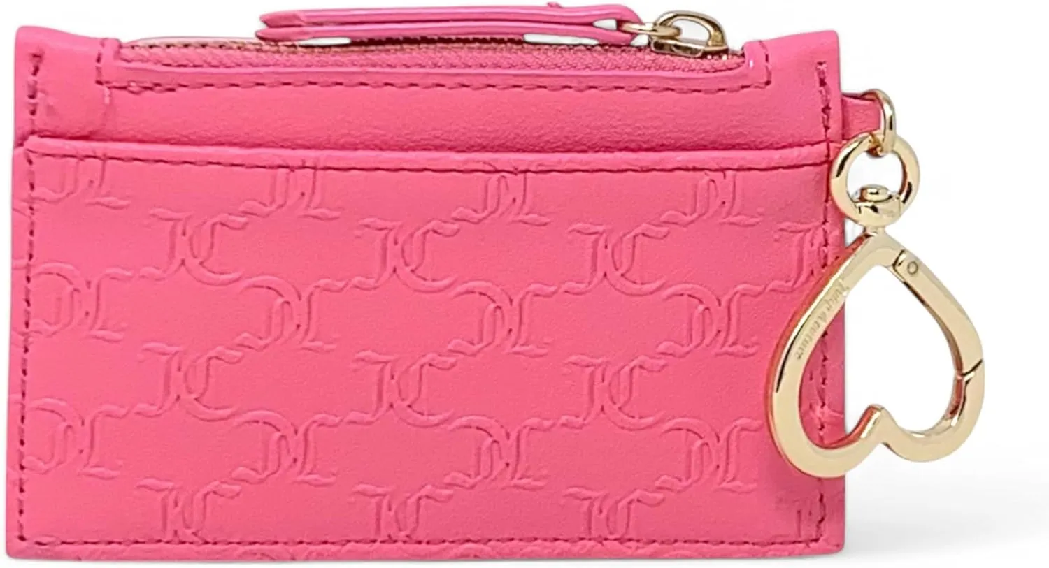 Juicy Couture Women's Tab Elongated Card Case with Keyring (That Bling Pink Lemonade)