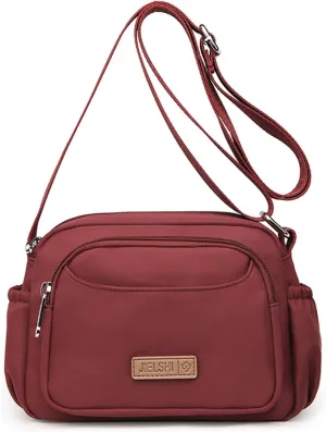 KARRESLY Crossbody Bags for Women Nylon Waterproof Shoulder Handbags Messenger Purses with Multiple Pockets
