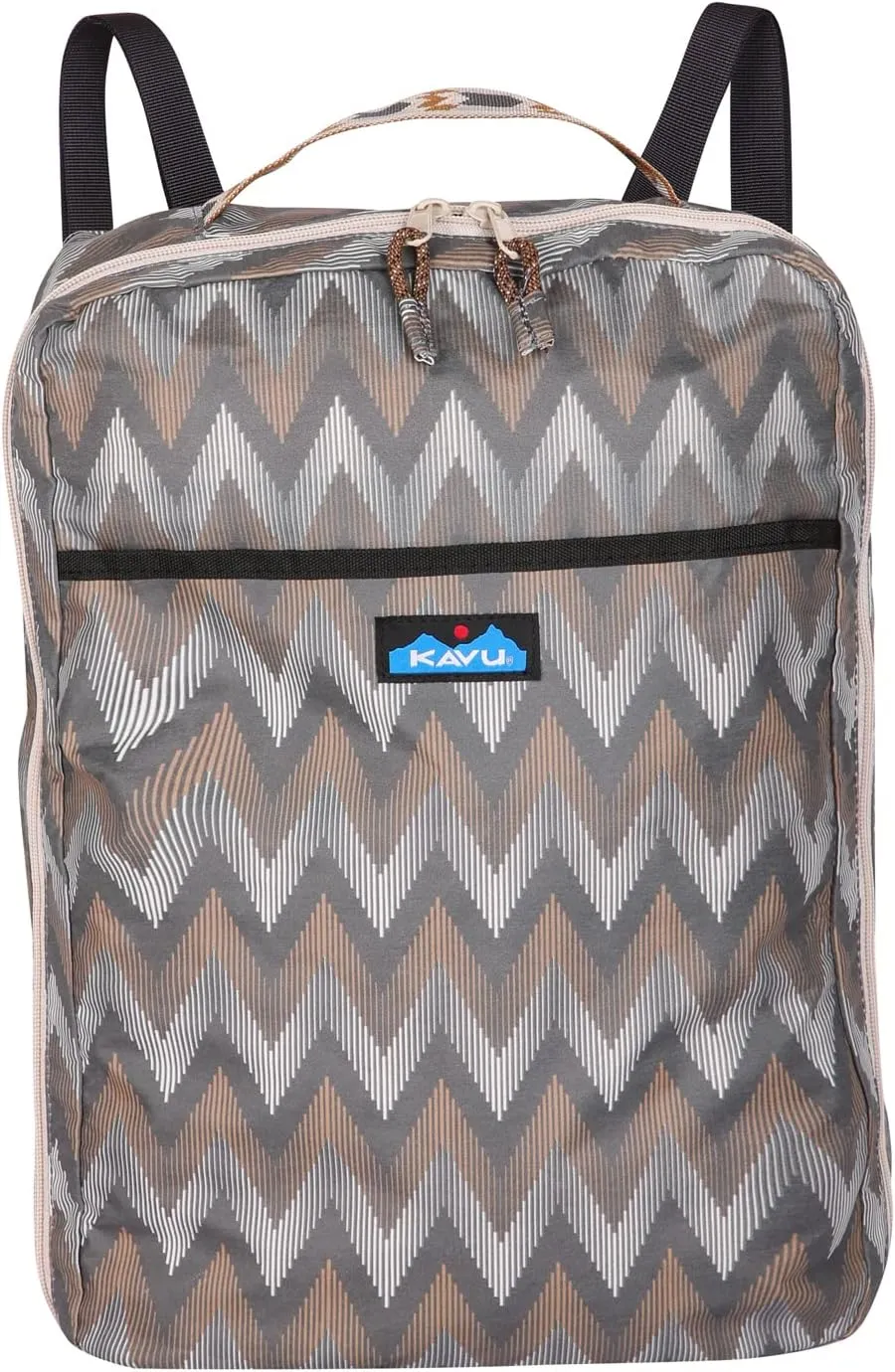 KAVU Wombat Packing Cube Convertible Backpack - Chevron Peak