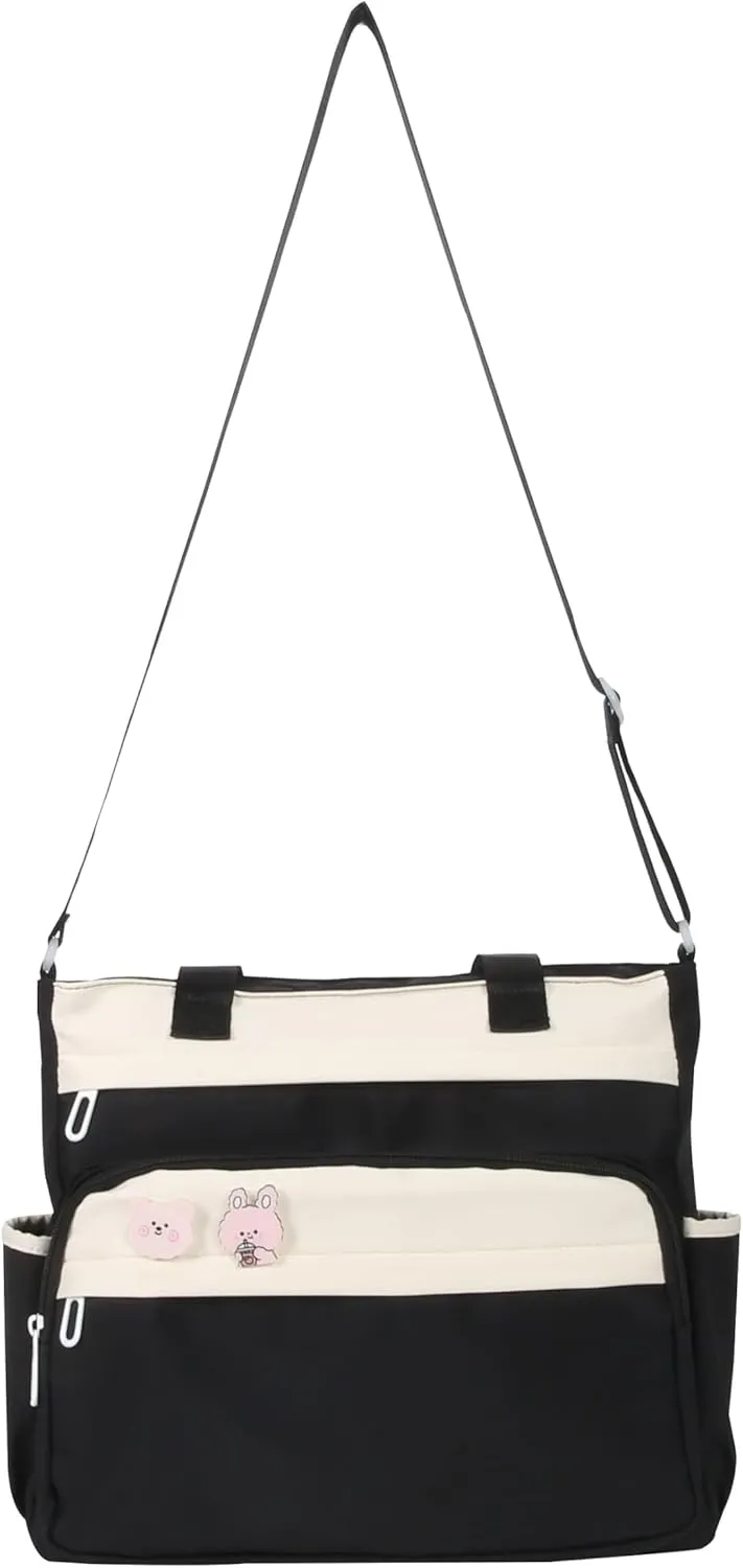 Kawaii Messenger Bag for Girls School Tote Bag