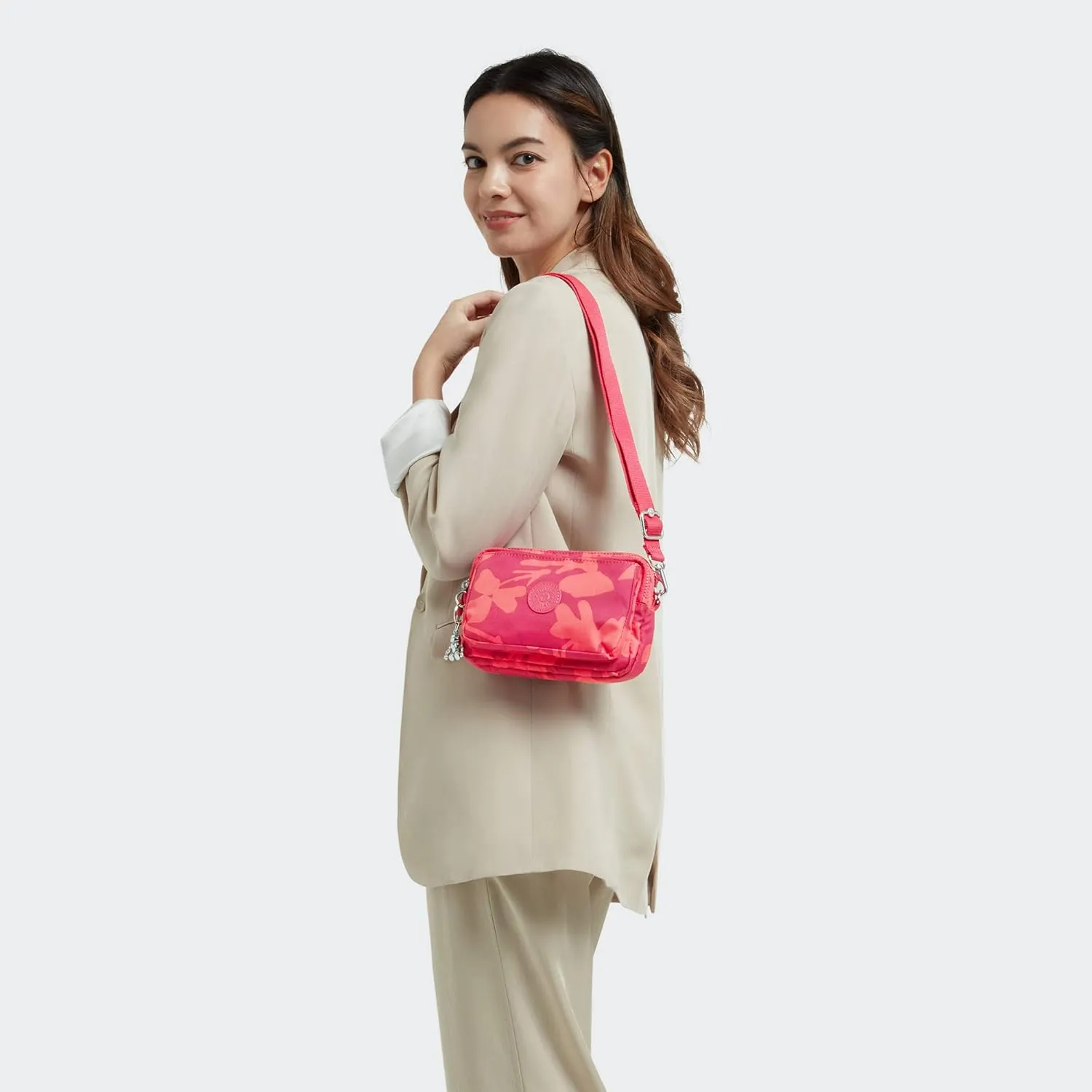 Kipling Abanu Multi Metallic Convertible Crossbody Bag