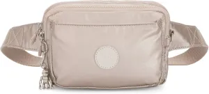 Kipling Women’s Abanu Multi Crossbody Bag, Lightweight, Adjustable Nylon Waist Pack with Multi-Compartment Zip Pockets