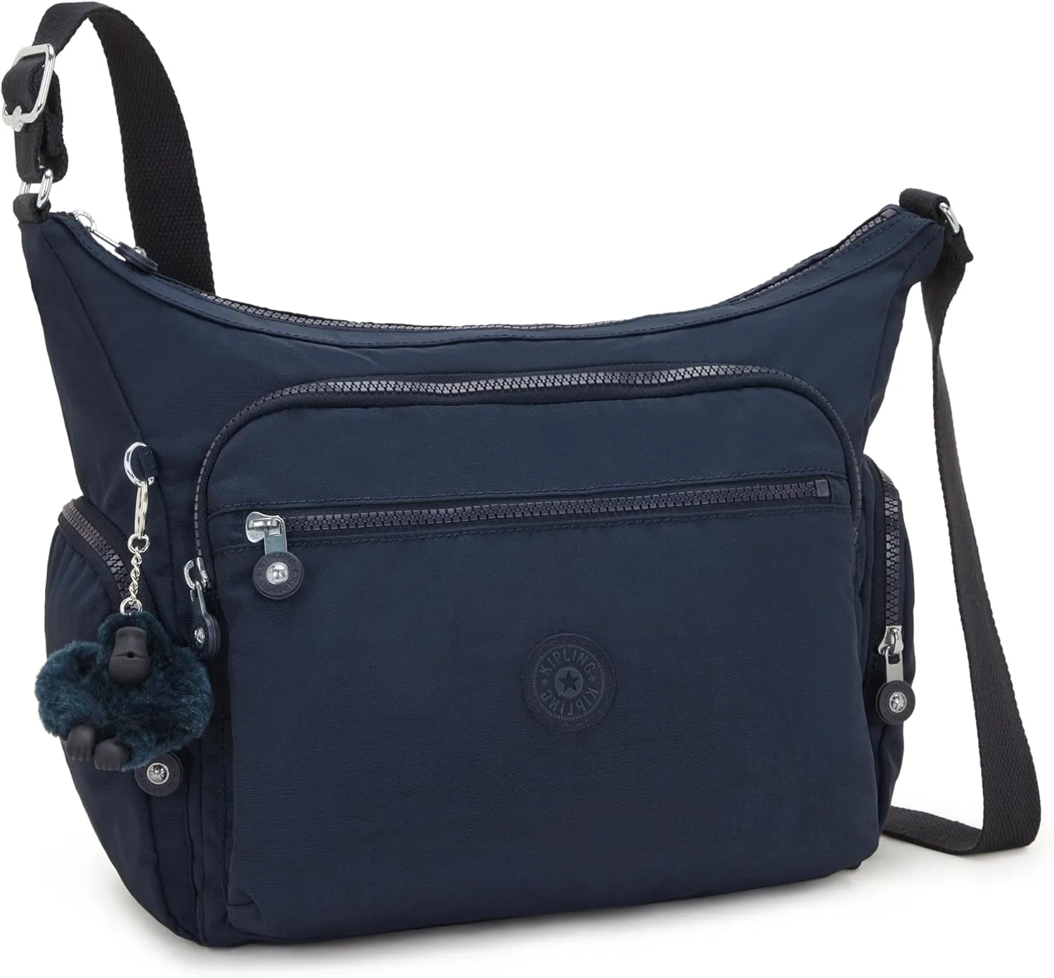 Kipling Womens Gabbie Bag, Lightweight Everyday Purse, Casual Shoulder Bag Crossbody, Blue Bleu, Medium US