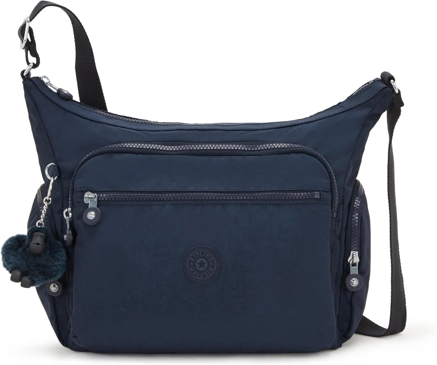 Kipling Womens Gabbie Bag, Lightweight Everyday Purse, Casual Shoulder Bag Crossbody, Blue Bleu, Medium US