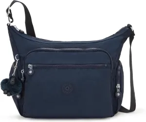 Kipling Womens Gabbie Bag, Lightweight Everyday Purse, Casual Shoulder Bag Crossbody, Blue Bleu, Medium US