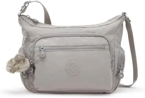 Kipling Womens Gabbie Small Bag, Lightweight Everyday Purse, Casual Shoulder Bag Crossbody, Grey Gris, Small US