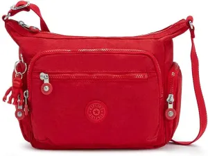 Kipling Womens Gabbie Small Bag, Lightweight Everyday Purse, Casual Shoulder Bag Crossbody, Red Rouge, Small US