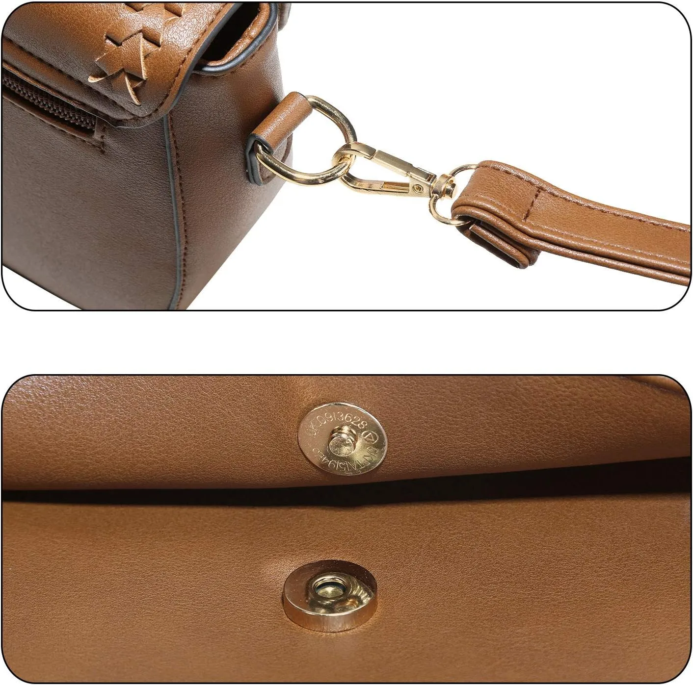 KKXIU Crossbody Bags for Women Hollow Purses with Adjustable Strap