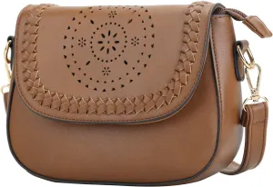 KKXIU Crossbody Bags for Women Hollow Purses with Adjustable Strap
