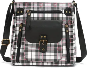 KL928 Crossbody Bags for Women, Multi Pocket Shoulder Bags, Medium PU Leather Cross Body Purses