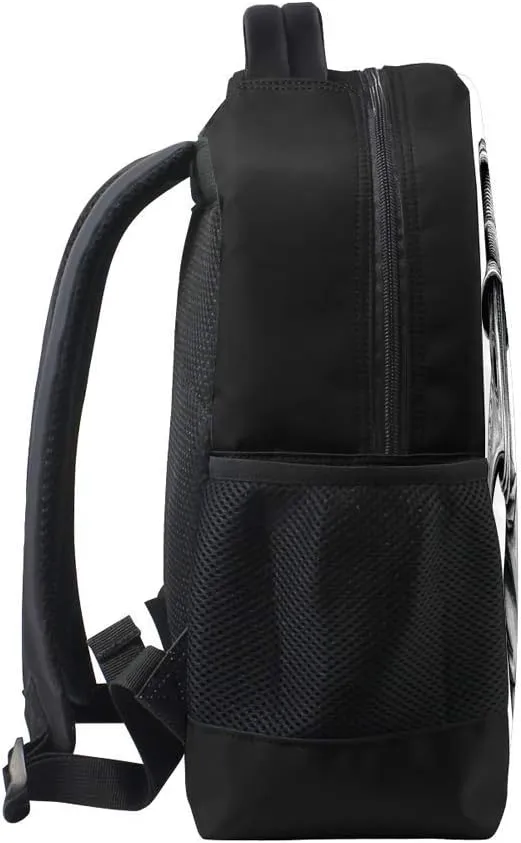 Kuizee Classic Backpack Schoolbag Adjustable Padded Shoulder Straps Daypack ﻿Beak Doctor Hand Drawn Vintage Sketch Casual Bags Durable College Daily 16Inch