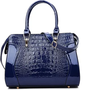 Ladies Tote Retro Alligator Pattern Women Shoulder Bags PU Leather Messenger Bags Handbags Ladies Crossbody Bags