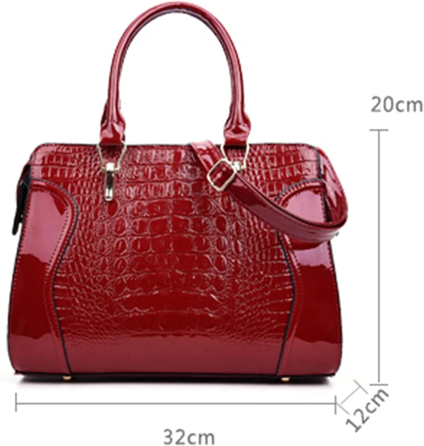 Ladies Tote Retro Alligator Pattern Women Shoulder Bags PU Leather Messenger Bags Handbags Ladies Crossbody Bags