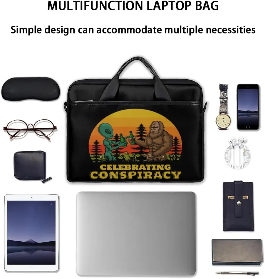 Laptop Bag for Women Men, 15.6 inch Messenger Shoulder Bags, Water Resistant Computer Bag Sleeve
