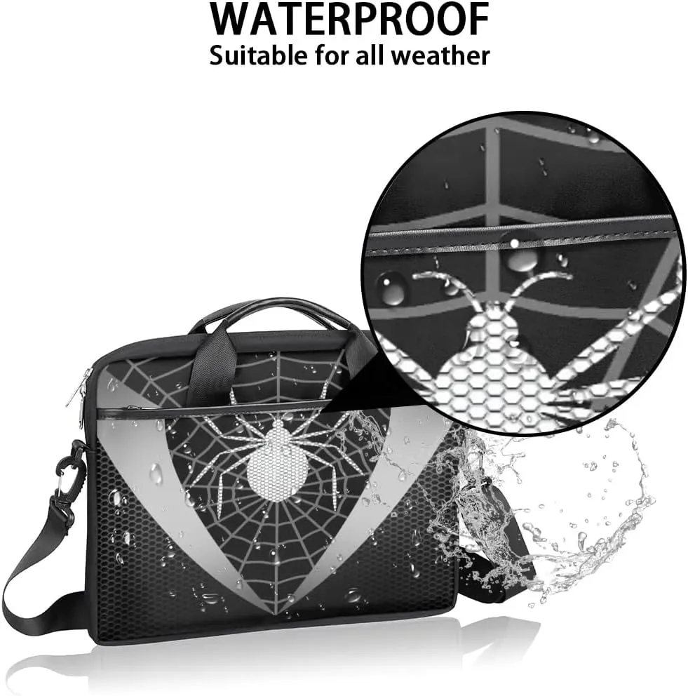 Laptop Bag for Women Men, 15.6 inch Messenger Shoulder Bags, Water Resistant Computer Bag Sleeve