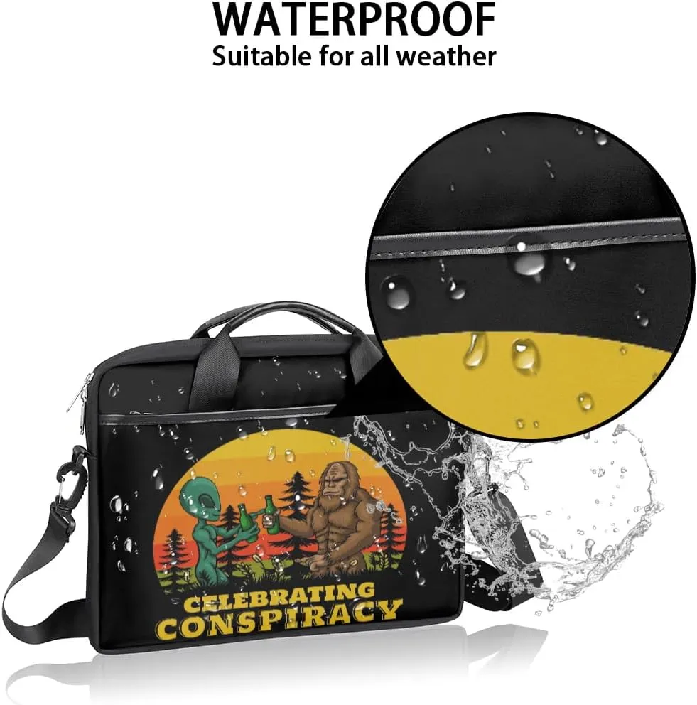 Laptop Bag for Women Men, 15.6 inch Messenger Shoulder Bags, Water Resistant Computer Bag Sleeve